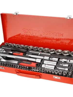 klíče nástrčné, sada 65ks, 1/4", 1/2", CrV, EXTOL PREMIUM