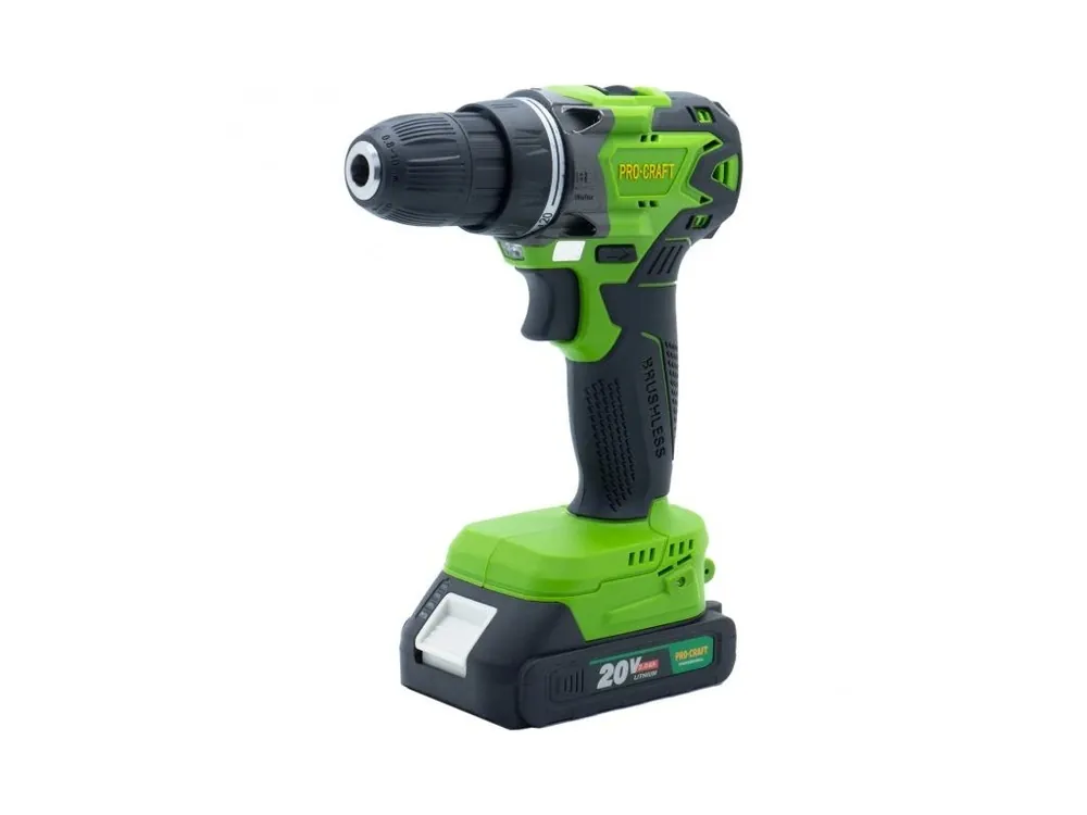 PROCRAFT PA20BL Aku vrtačka bezuhlíková 12V/2x2.0Ah
