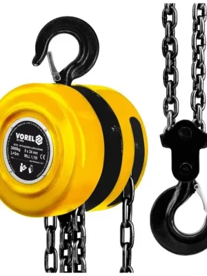 VOREL Kladkostroj řetězový zvedák 3000kg