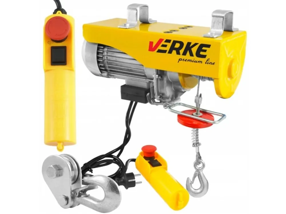 VERKE Elektrický lanový zvedák 800/400kg V06052