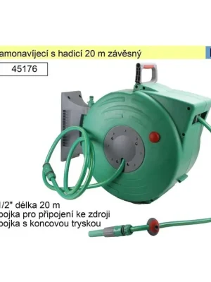 Naviják samonavíjecí s hadicí 20 m závěsný