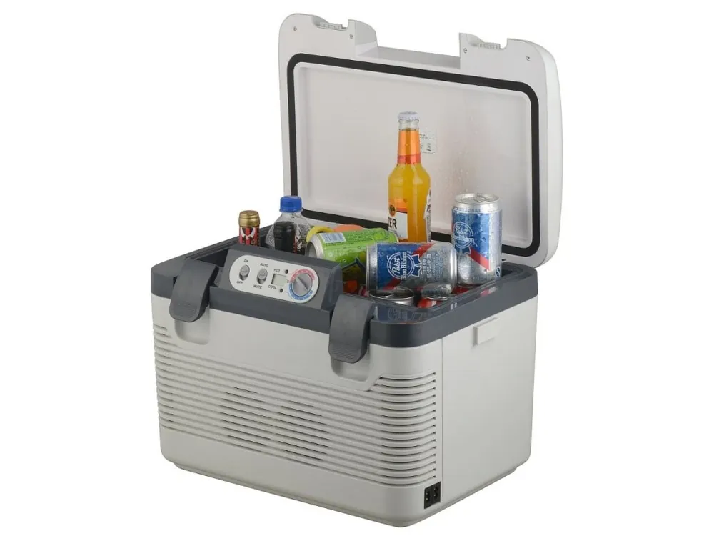 Chladící box 19l + display 220V/24V/12V DOUBLE
