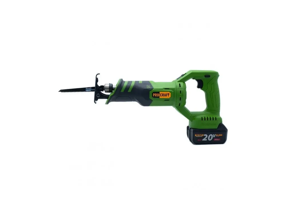 PROCRAFT PSS20 Aku mečová pila ocaska 20V 2x4Ah