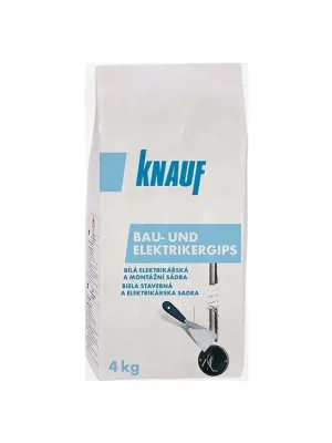 KNAUF - Bau- und Elektrikergips - Sádra rychletuhnoucí - 4 kg