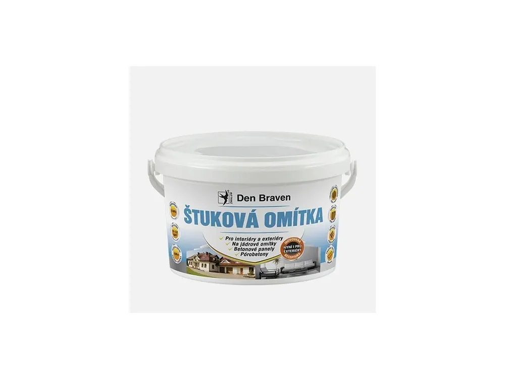 Štuková omítka 4kg, Den Braven
