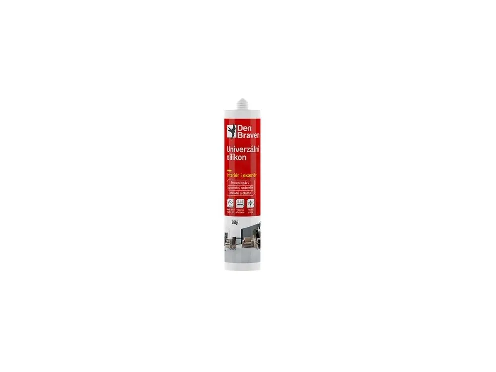 Univerzální silikon šedý 280 ml - SL -Den Braven