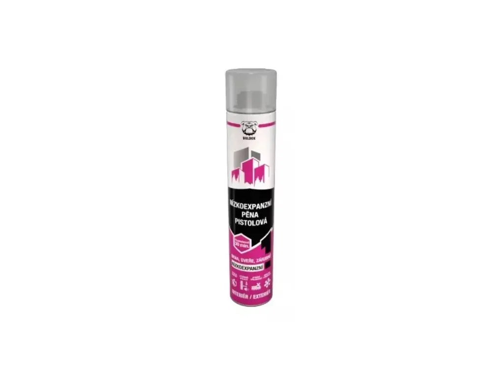 Pěna nízkoexpanzní pistolová 750 ml, BULDOK