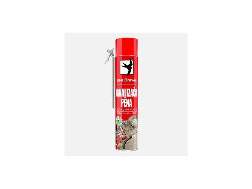 Kanalizační pěna 750ml, trubičková, Den Braven