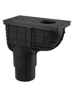 Lapač střešních vod přímý DN125/110mm ENPRO černá