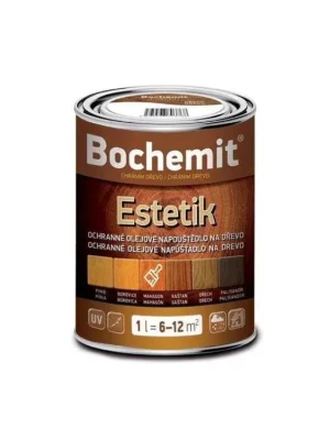 Bochemit Estetik Mahagon 1 l, olejové napouštědlo na dřevo