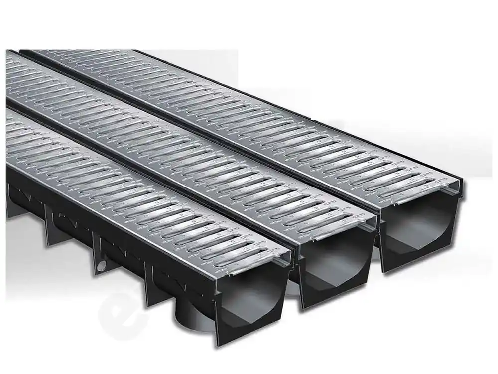 MEA - 3-PACK MEA PARK - 3m žlabu + 2 čela + odtok dna