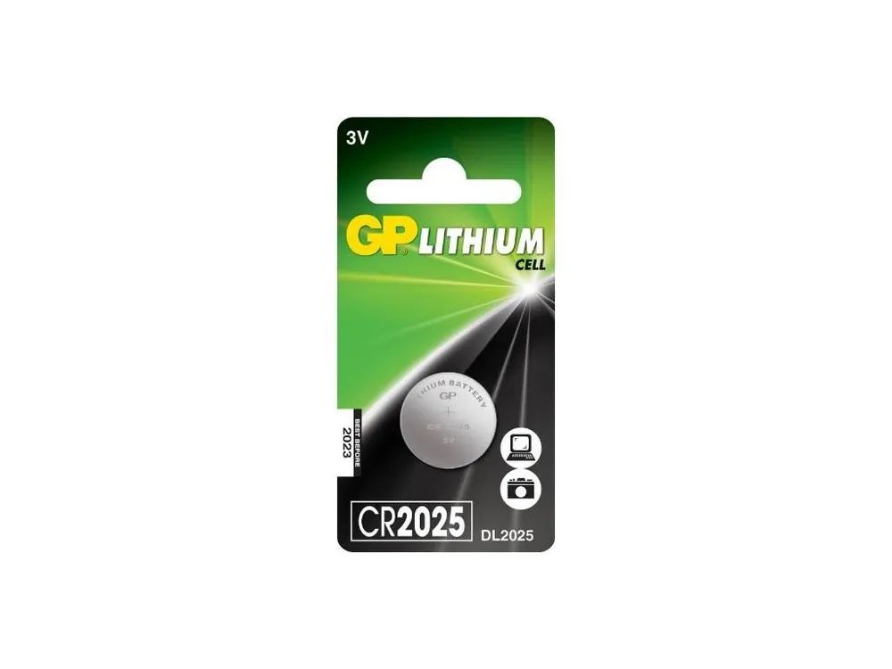 Baterie GP CR2025, lithiová, 1ks
