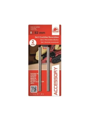 Čepel náhradní k hoblíku P 910, 82mm, 2 ks, STAYER