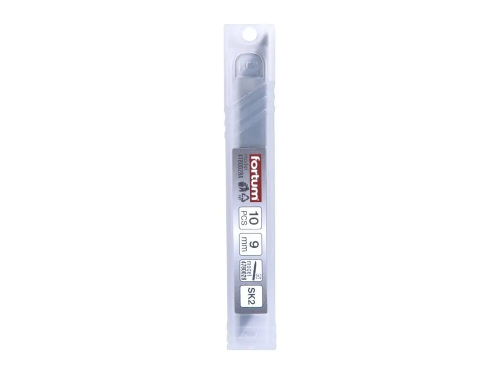 Břity ulamovací do nože 10ks, 9mm(tl.0,4mm/7s), SK2
