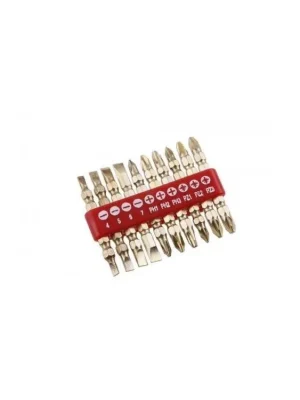 Bity oboustranné, SET, 10 ks, CrV