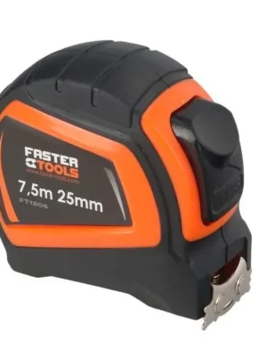 Metr svinovací magnetický 5 m x 19 mm, FASTER TOOLS