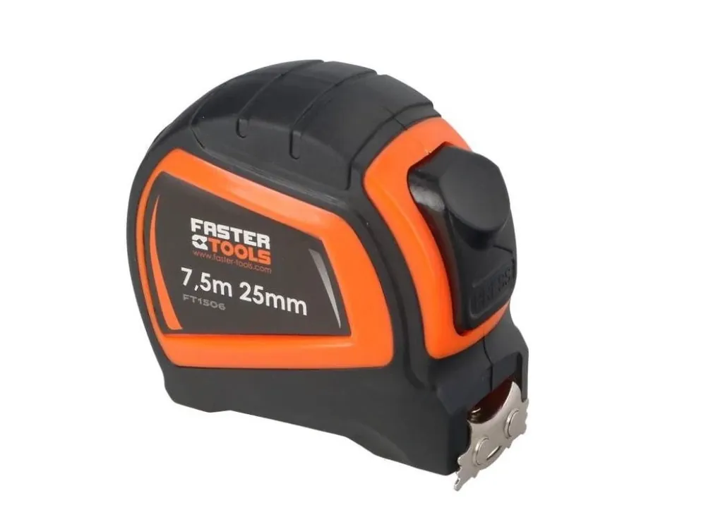 Metr svinovací magnetický 5 m x 19 mm, FASTER TOOLS