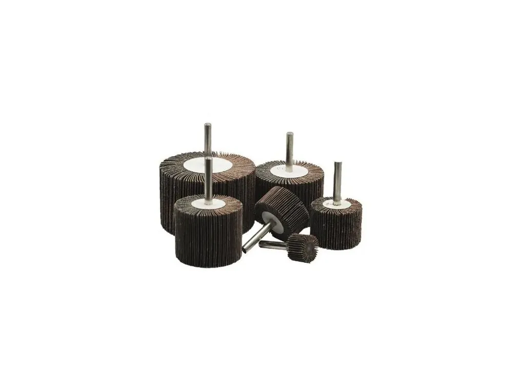 Kotouč lamelový brusný 60 x 30 mm, Ø 6 mm, P100, na stopce
