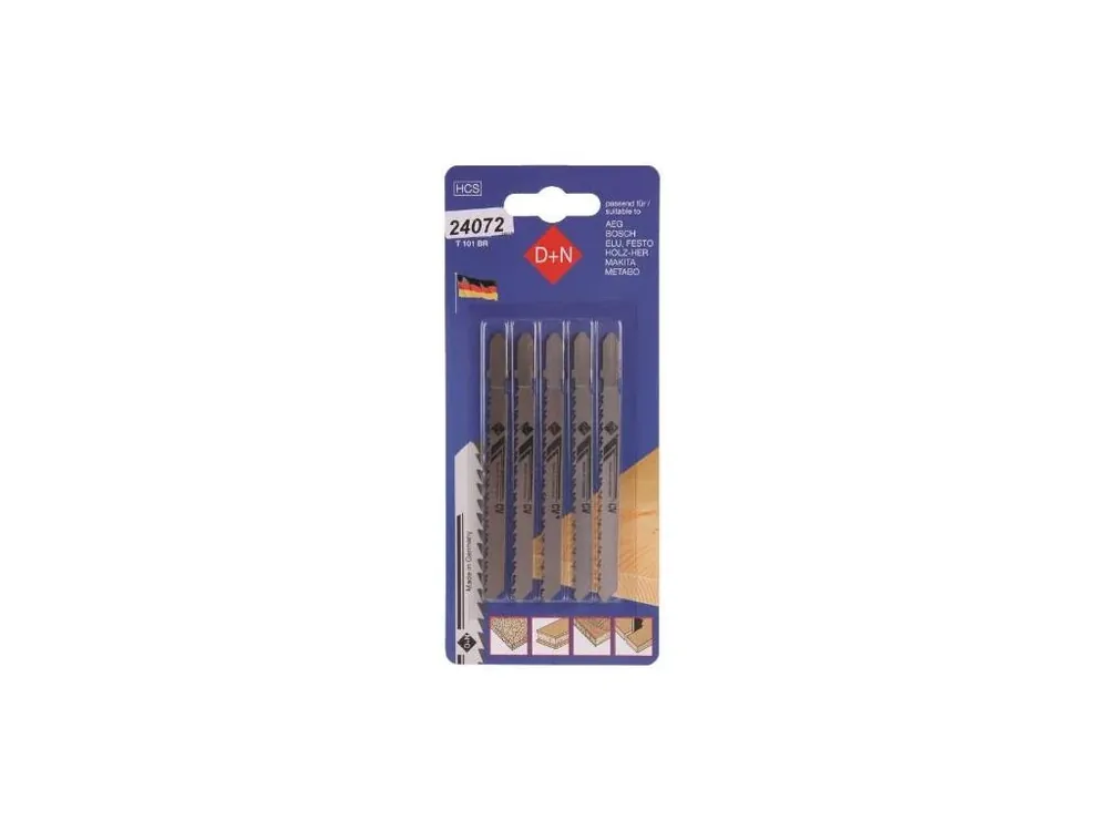 Pilka přímočará HCS, 5 ks, 75/1,45 mm, 32625