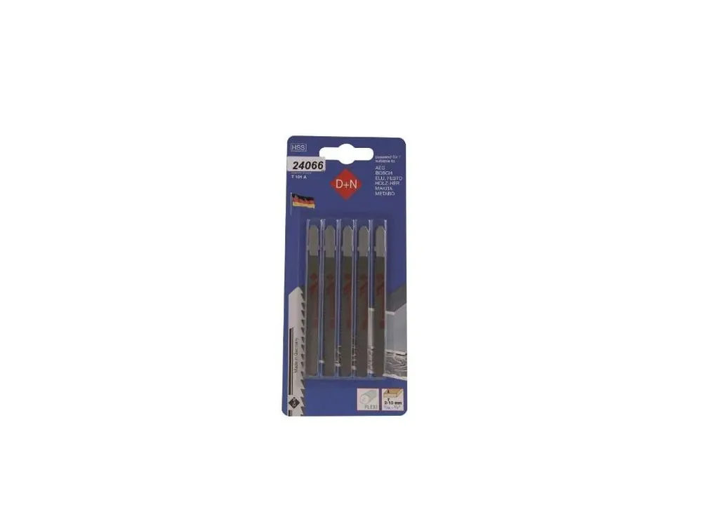 Pilka přímočará HSS, 5ks, 75/1,45 mm, 31220