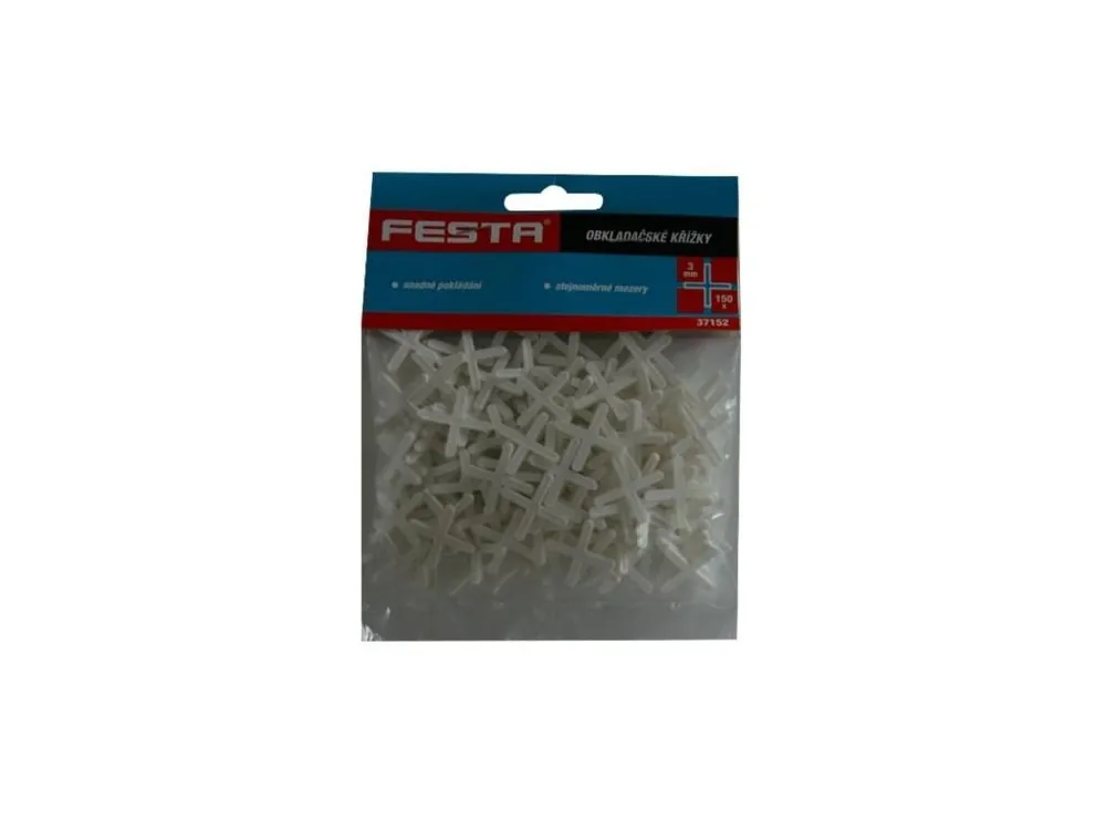 Křížky obkladačské plastové, 2 mm, 200 ks