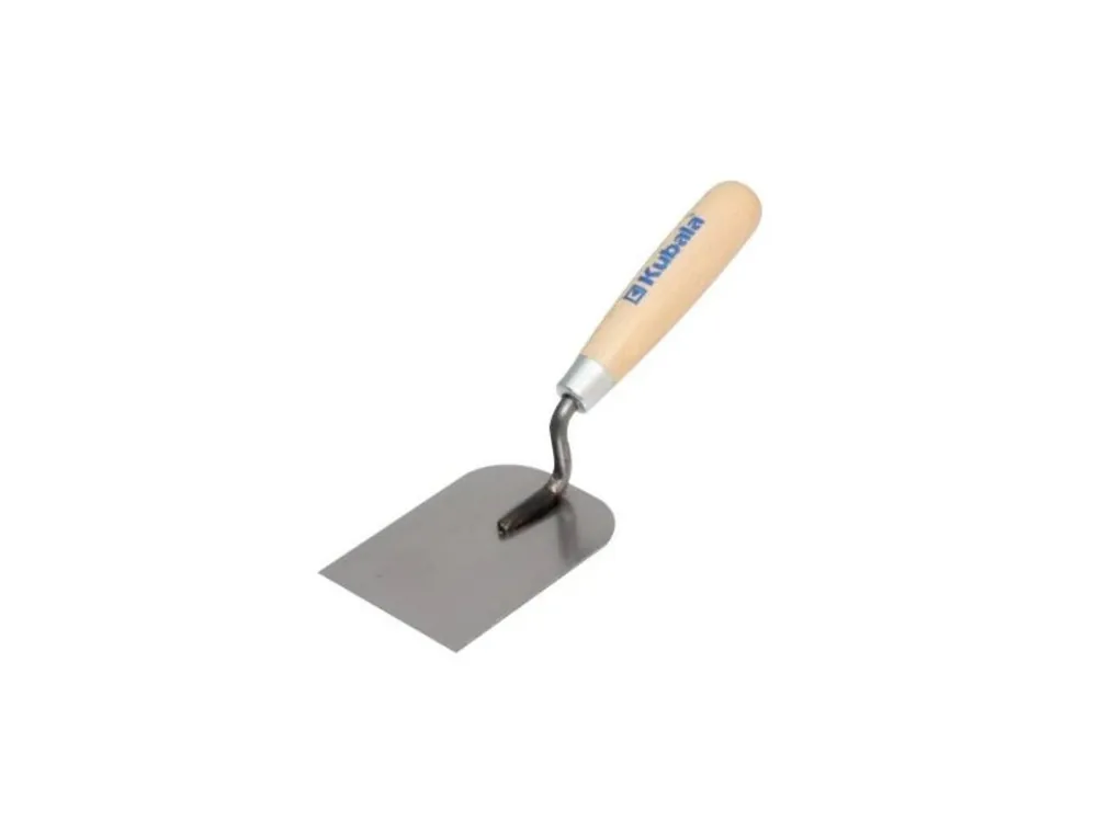 Lžíce ocel vymazávací, 100 mm, tl. 1,2 mm, dřevěná rukojeť