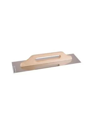 Hladítko nerez hladké, 500 x 130 mm, dřevěná rukojeť, FESTA