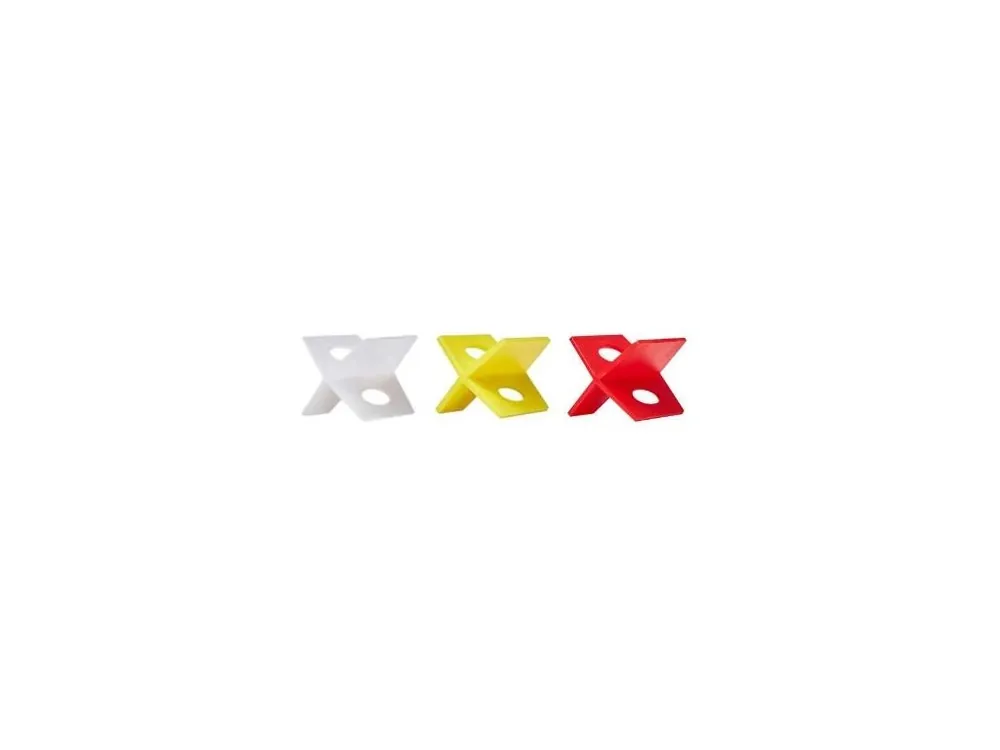 Křížky distanční plastové, 2 mm, 100 ks, LEVELYS