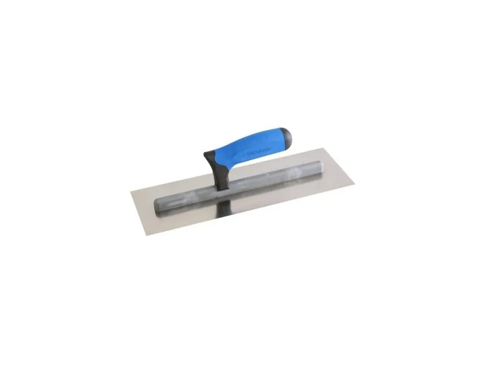 Hladítko nerez hladké, 350 x 130 mm, gumová rukojeť NEW