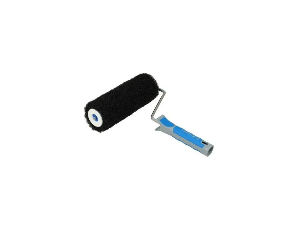 Váleček pro nanášení jemných omítek, 220 mm, černý, s držákem