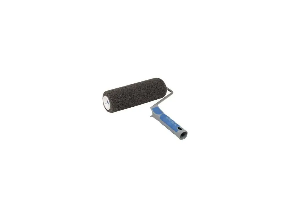 Váleček pro nanášení jemných omítek, 230 mm, šedý, s držákem