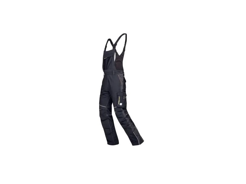 Kalhoty montérkové s laclem URBAN H6411/60, černo-šedé, ARDON