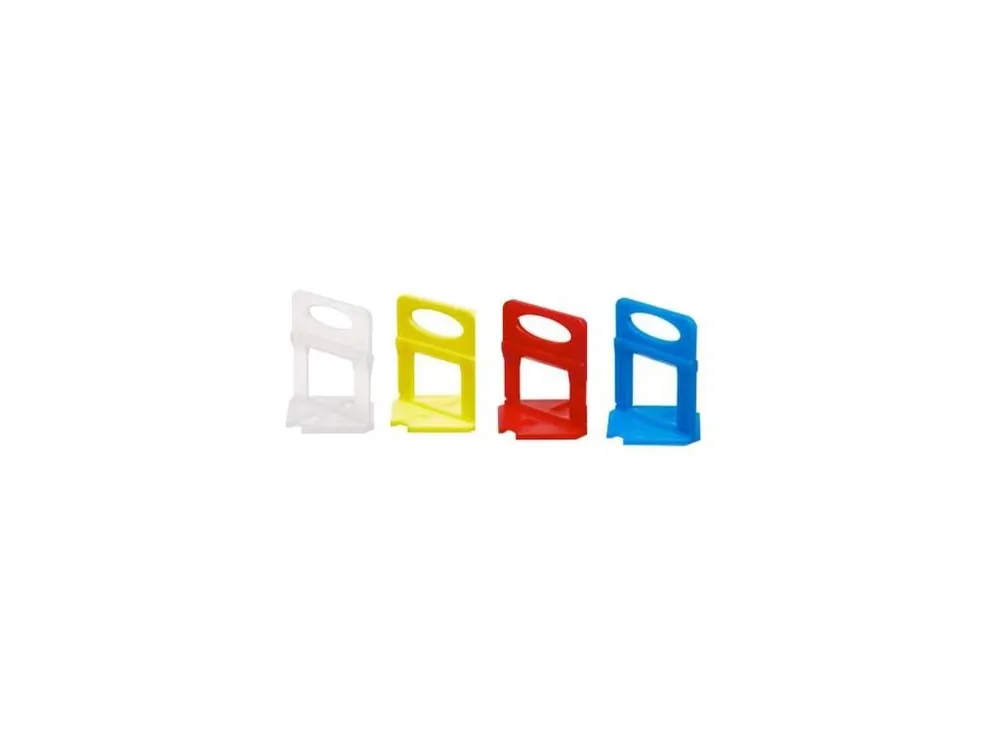 Spony obkladačské plastové, 1 mm, 600 ks, 6 - 15 mm, LEVELYS