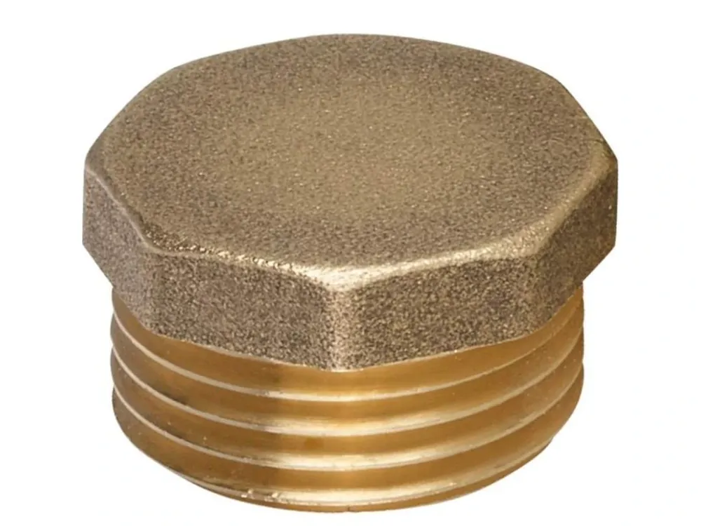 Zátka 8292 1/2", s vnějším závitem, mosaz
