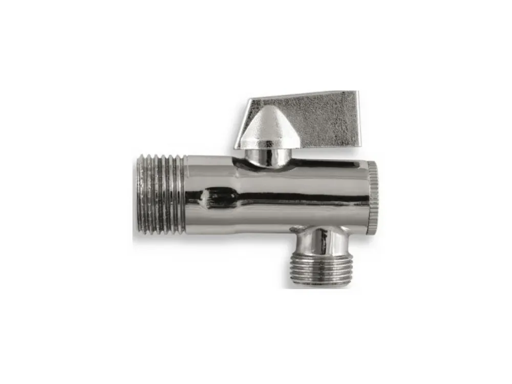 EASY rohový ventil 1/2"x3/8", s filtrem a kovovou pákou, chrom