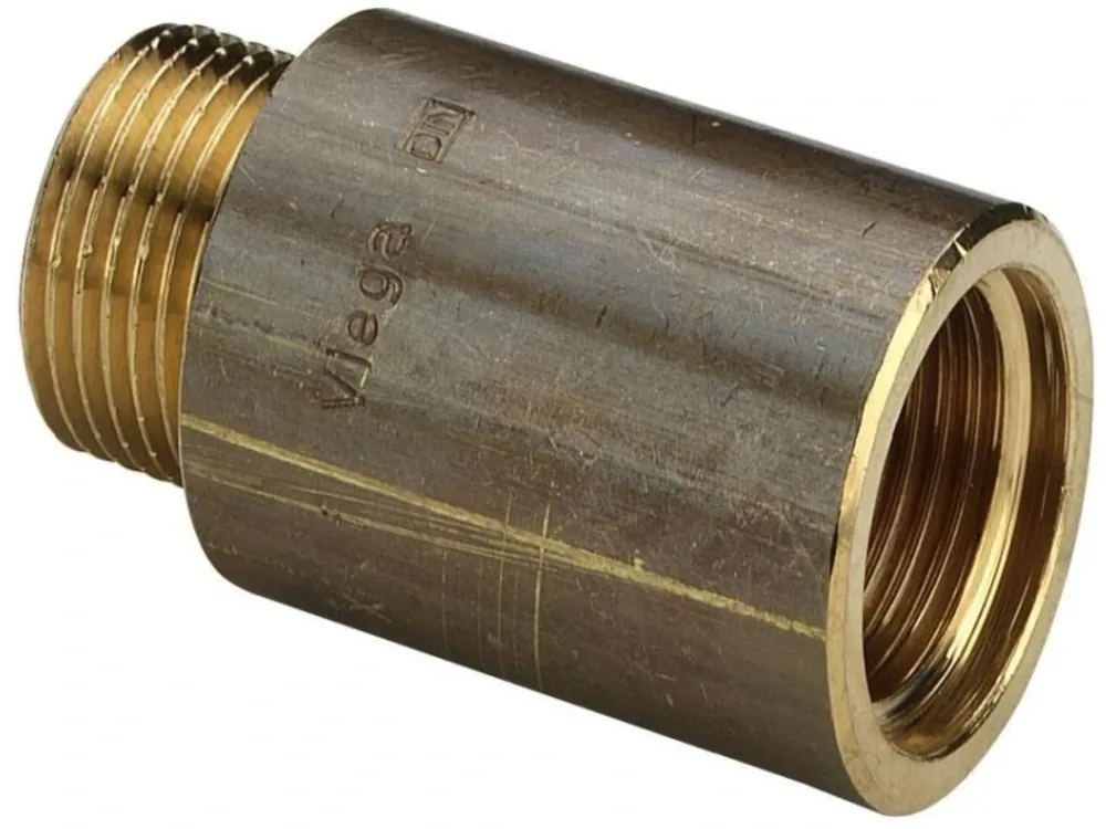 VIEGA 1513 prodloužení kohoutu 3/8"x30mm vnější/vnitřní závit, mosaz lesklá