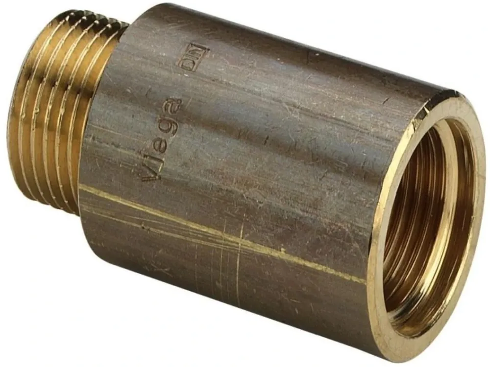 VIEGA 1513 prodloužení kohoutu 3/8"x40mm vnější/vnitřní závit, mosaz lesklá
