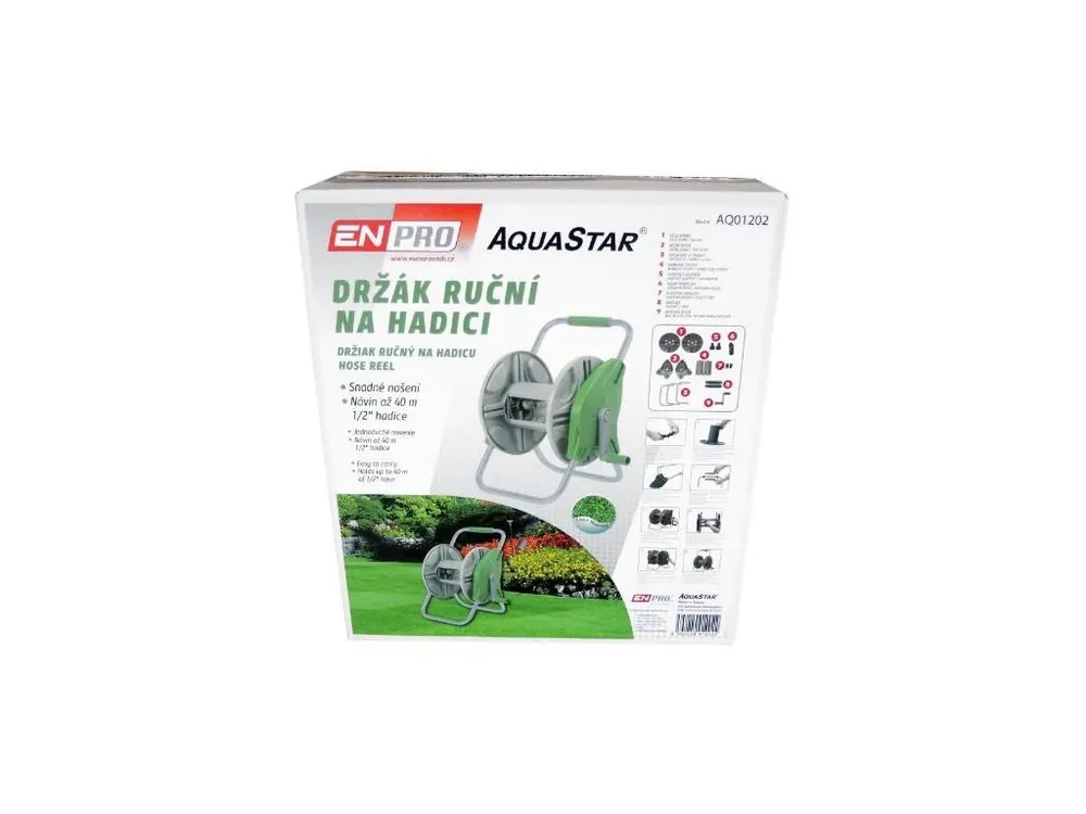 Držák ruční na hadici 40m,1/2", ENPRO