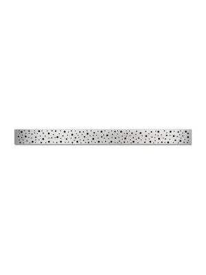 Žlab podlahový lineární ke stěně 650 mm, D 40 mm, boční, drops mat, ENPRO
