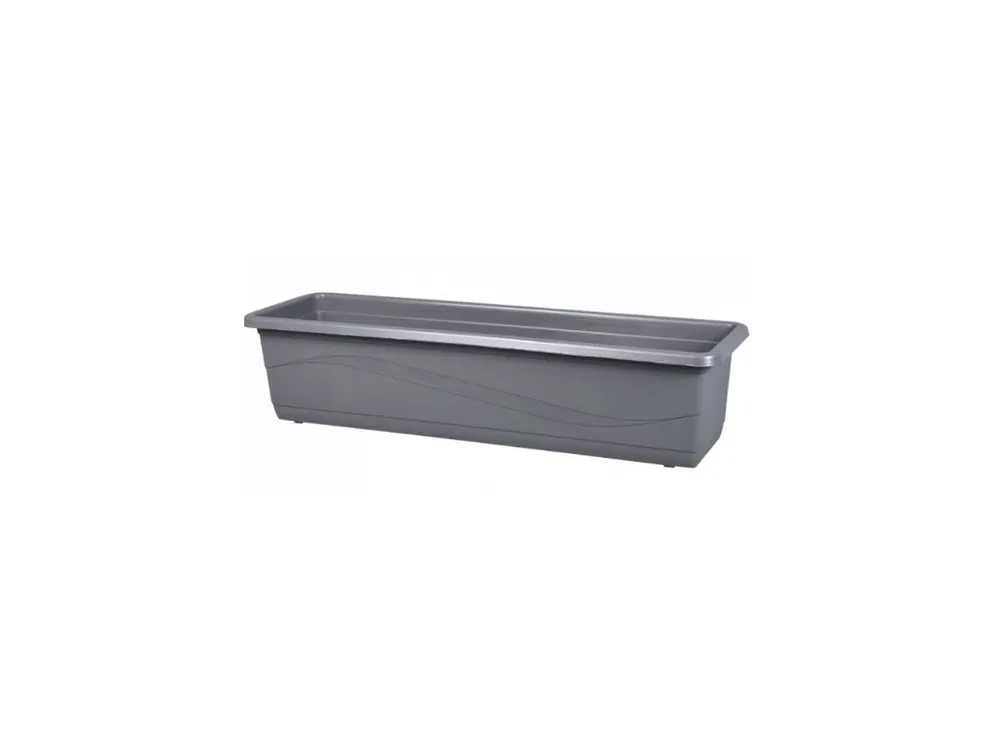 Truhlík LOBELIA MODERN plastový matný 40cm, šedá