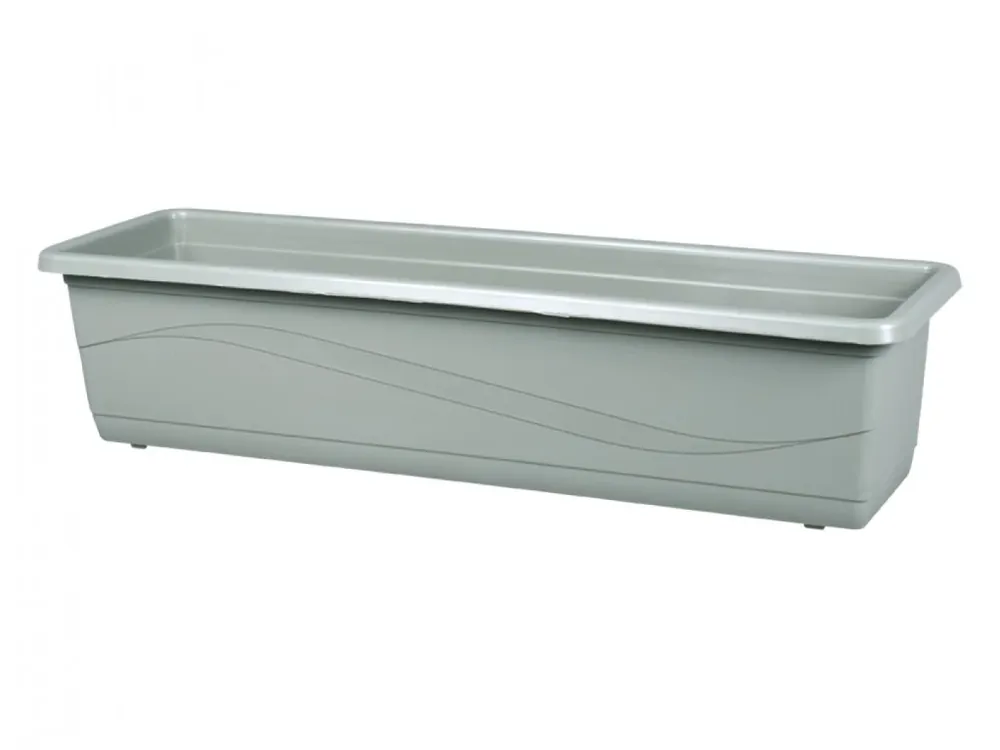 Truhlík LOBELIA MODERN plastový matný 60cm, sv. zelená