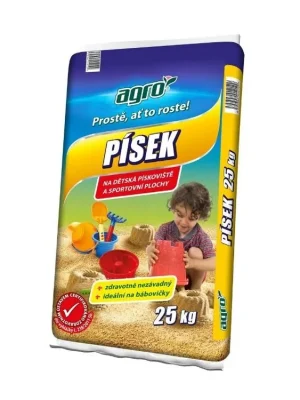 AGRO Písek na dětská hřiště a sportovní plochy 25 kg