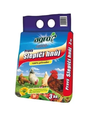 AGRO Pravý slepičí hnůj 3 kg