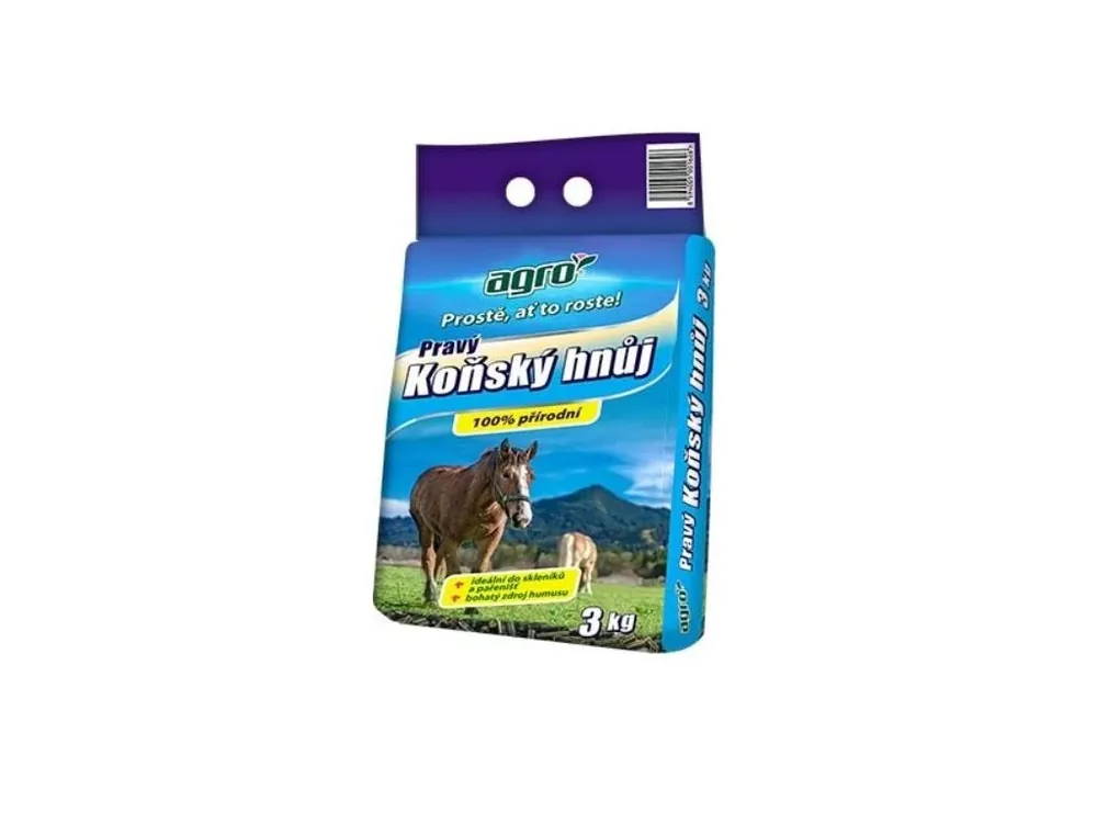 AGRO Koňský hnůj 3 kg