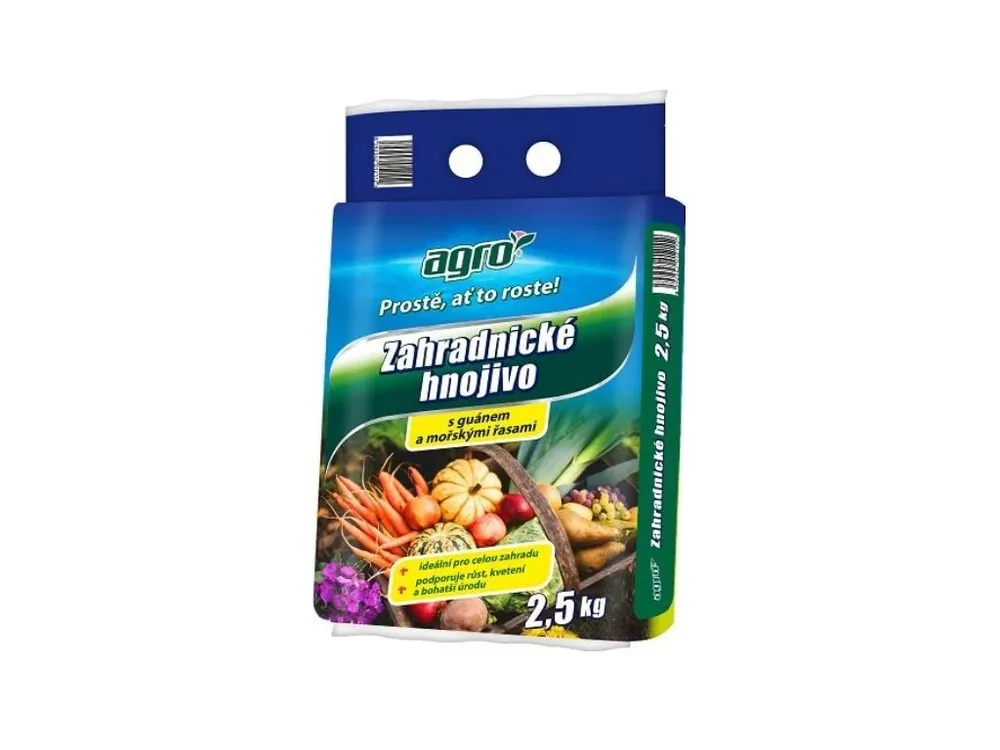 AGRO Zahradnické hnojivo 2,5 kg