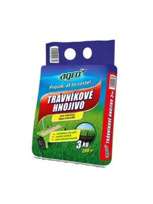 AGRO Trávníkové hnojivo 3 kg CZ/SK