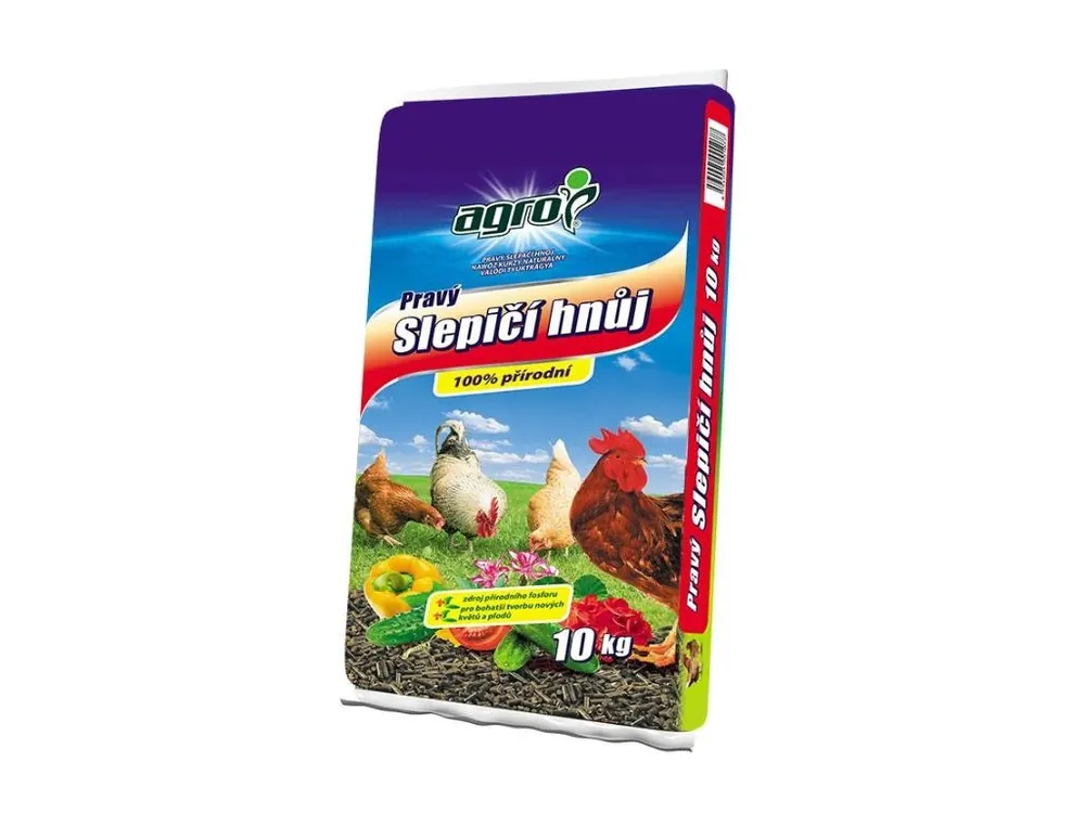 AGRO Pravý slepičí hnůj 10 kg