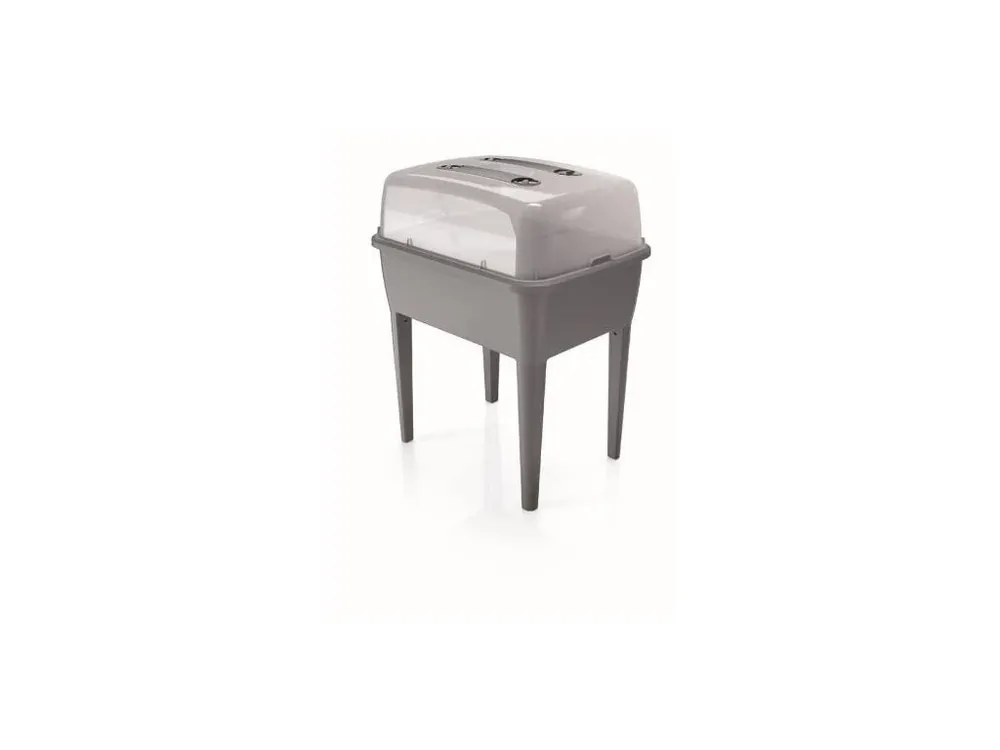 Sadbovač RESPANA PLANTER SET, 82 x 38,7 x 77 cm, šedý kámen