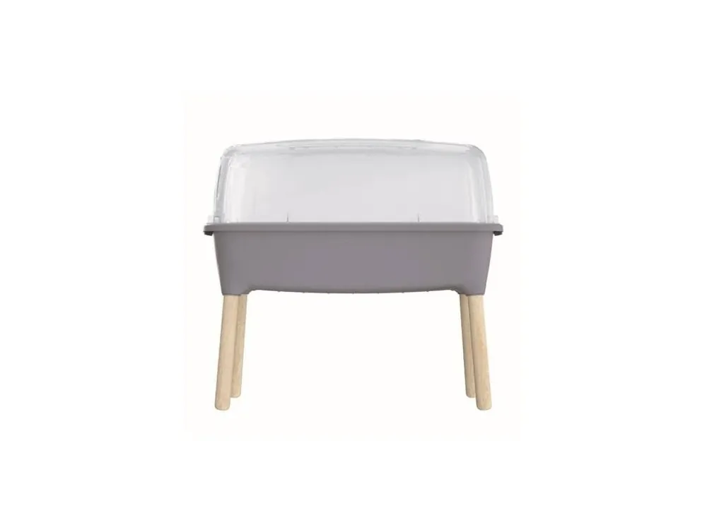 Sadbovač RESPANA PLANTER WOOD HIGH SET, 78 cm, šedý kámen