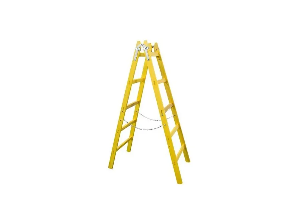Štafle dřevěné PROFI, 12 příček, L = 376,5 cm, ENPRO